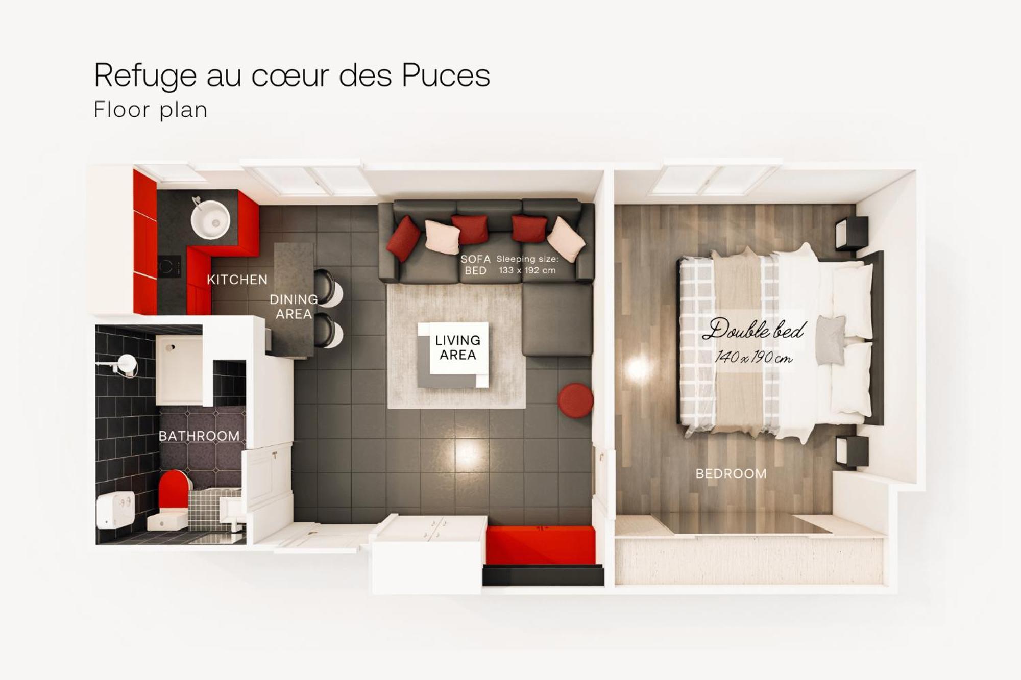 דירות Marche Aux Puces De Saint-Ouen מראה חיצוני תמונה