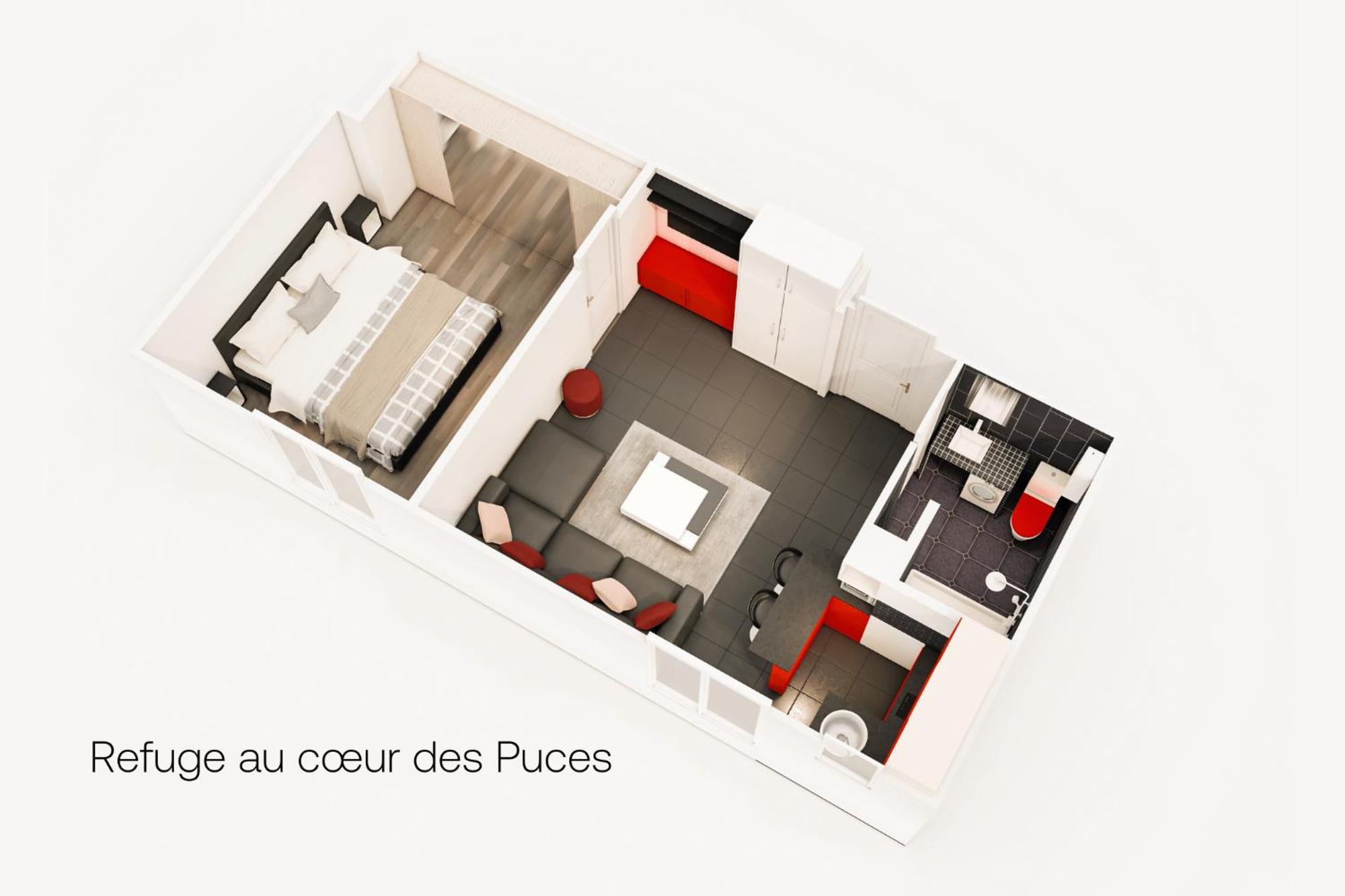 דירות Marche Aux Puces De Saint-Ouen מראה חיצוני תמונה